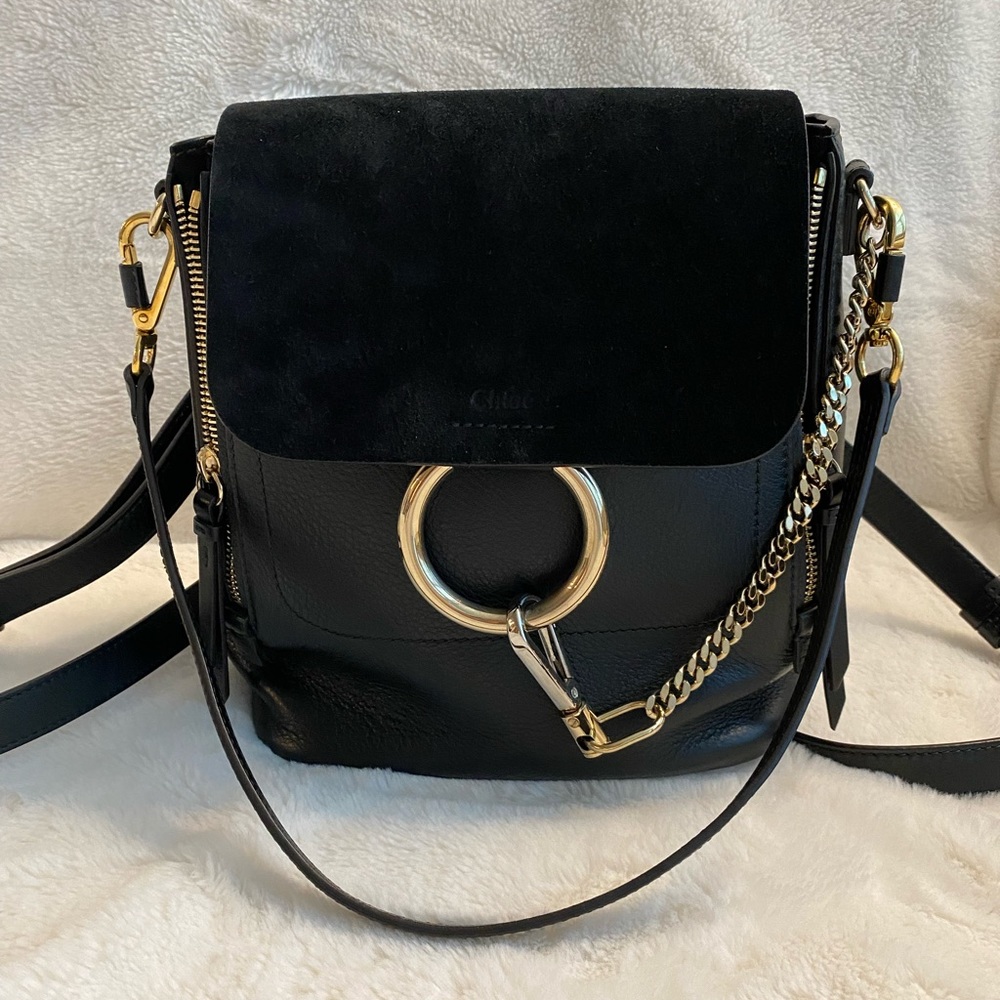 Chloe Faye small backpack - black